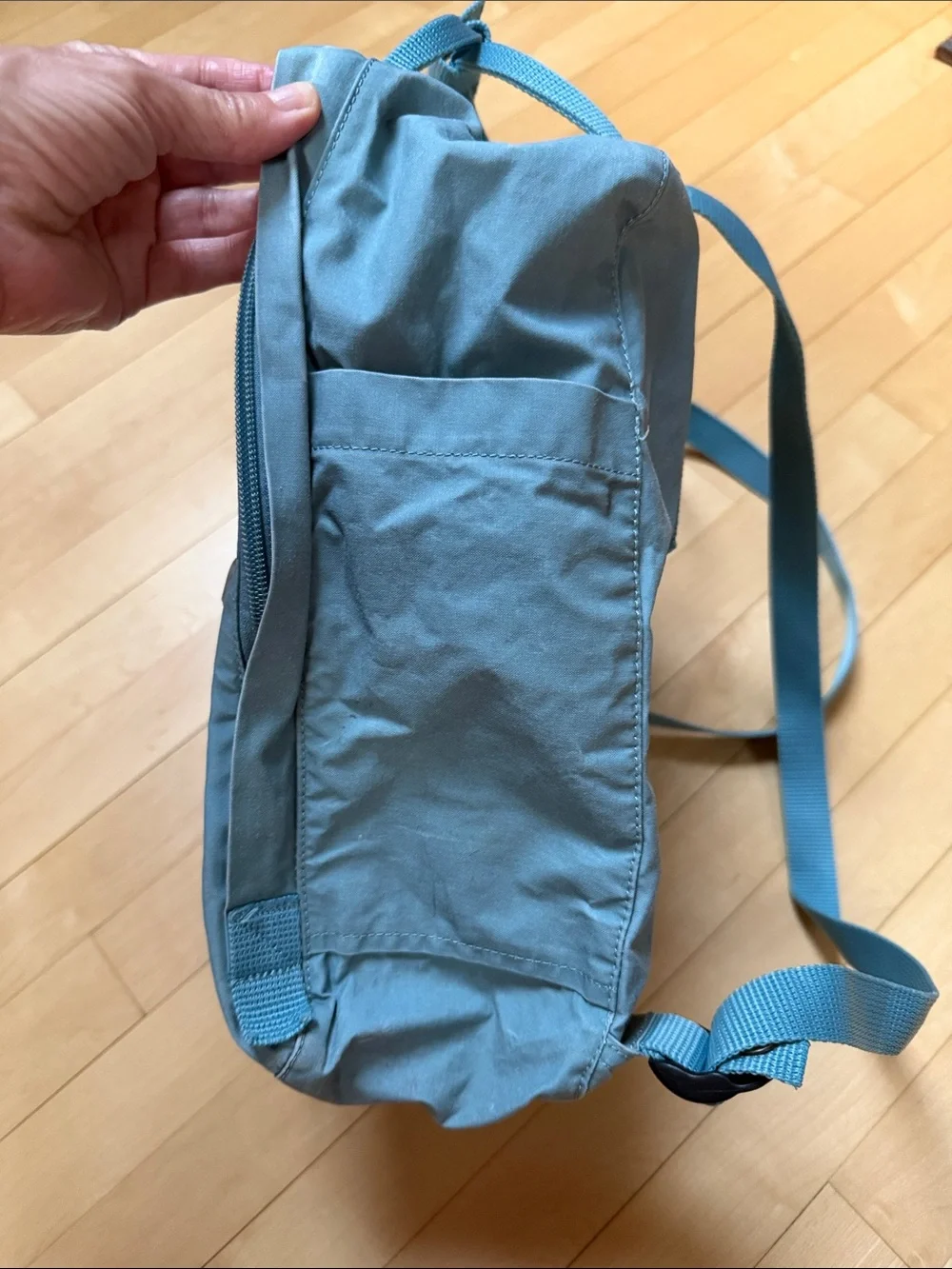 Fjallraven Kanken Mini Backpack in Sky Bkue